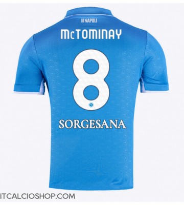 SSC Napoli Scott McTominay #8 Prima Maglia 2024-25 Manica Corta